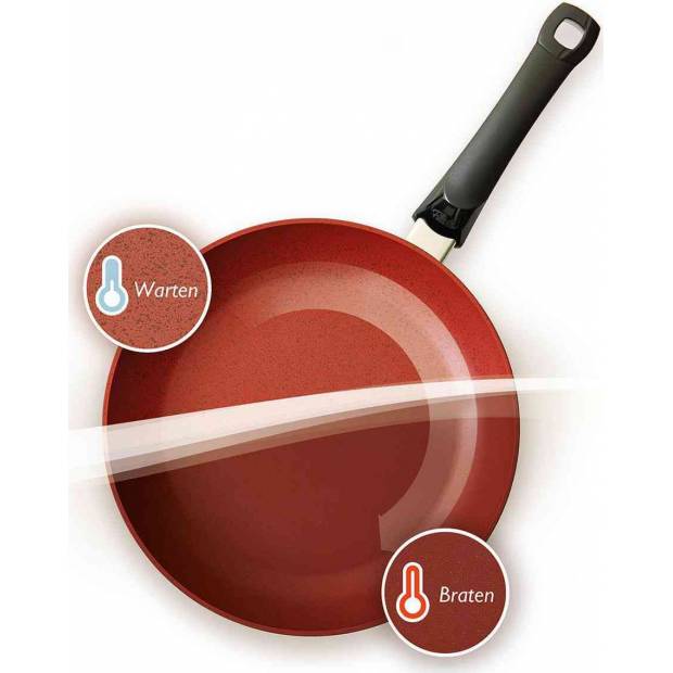 Fissler Wok pánev s nepřilnavým povrchem Senso Red 28 cm