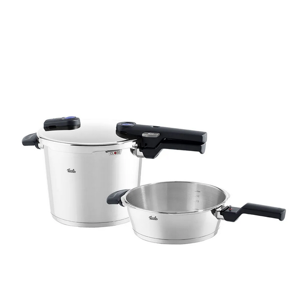 Tlakový hrnec 6 l a tlaková pánev 2,5 l – nerez - Vitaquick® NEW